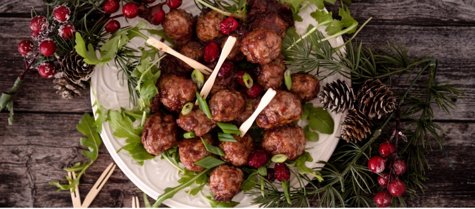 Photo of Cranberry Glazed Turkey Meatballs